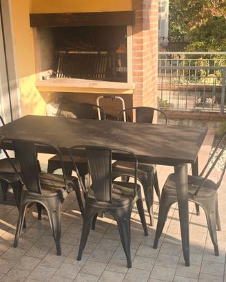 tavolo con 6 sedie