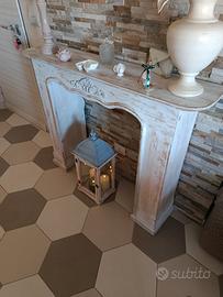  caminetto in legno  misura 125 x 100 