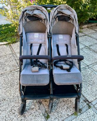 Passeggino gemellare twin sketch