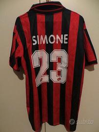 maglia calcio vintage A.C.Milan 95/96 Simone 23