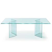 Tavolo in cristallo FIAM mod. Corner