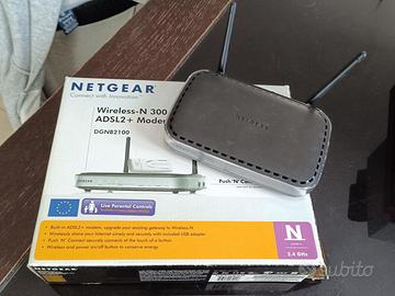 Modem Router Netgear Wireless N-300 DGNB2100