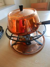 Set Fonduta Fondue rame