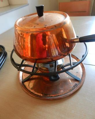 Set Fonduta Fondue rame