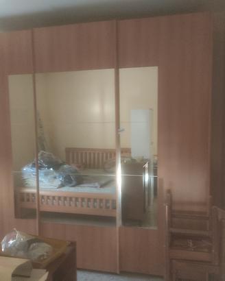 letto matrimoniale con armadio 