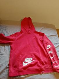 felpa rossa nike
