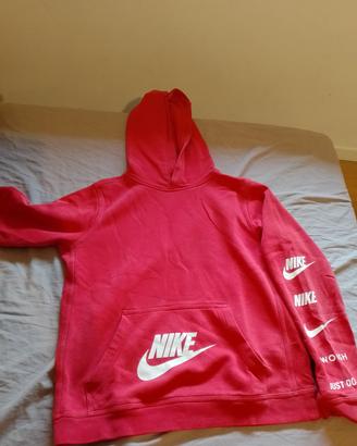 felpa rossa nike
