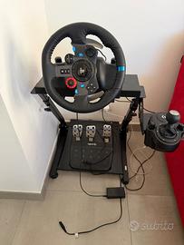 Volante Logitech g29 con supporto