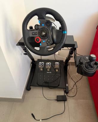 Volante Logitech g29 con supporto