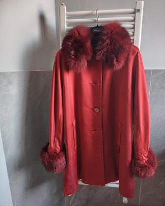 giaccone impermeabile con pelo interno