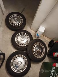 Cerchi e borchie cromate fiat 127