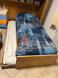 camera a ponte con letto doppio 