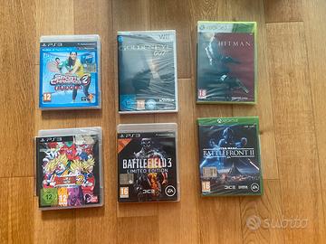 Vari videogiochi nuovi