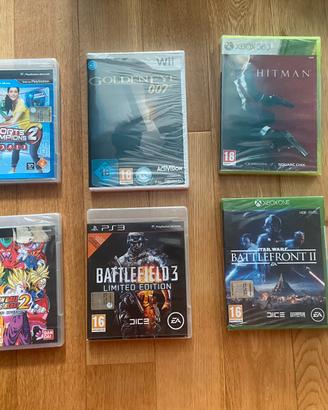 Vari videogiochi nuovi