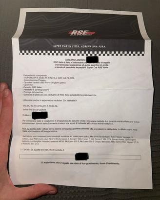 Supercar in Pista – RSE Italia – 21 Circuiti