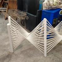 Supporto base in ferro per tavolo in cristallo 