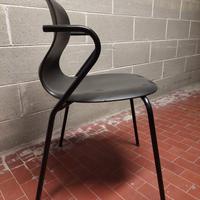 Sedie plastica nero