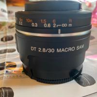 Obiettivo Sony DT30 mm F2.8 Macro SAM A Mount