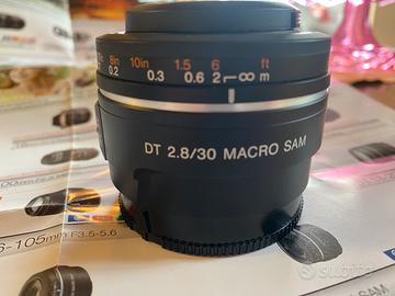 Obiettivo Sony DT30 mm F2.8 Macro SAM A Mount