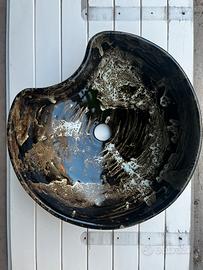 Ciotola lavabo artigianale in grès