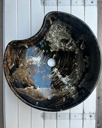 Ciotola lavabo artigianale in grès