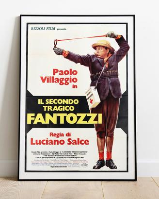 Poster Locandina Film "Il secondo tragico Fantozzi