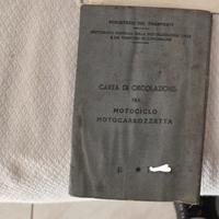 Libretto Originale Vespa epoca modello VNB6T 