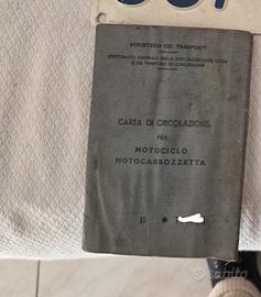 Libretto Originale Vespa epoca modello VNB6T 