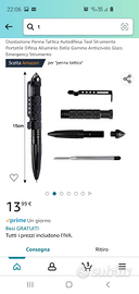 Penna di autodifesa tattica multifunzionale