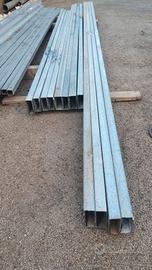 Scatolato ferro zincato,100x40, 80x40 e 40x40