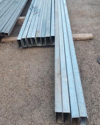 Scatolato ferro zincato,100x40, 80x40 e 40x40