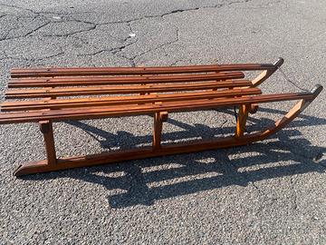 Slitta in legno “Piero Sport” Vintage