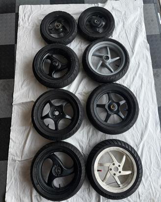 Ruote gommate di motorini 50 minarelli piaggio