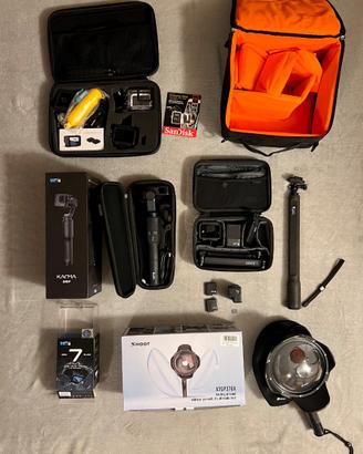 Kit GoPro Hero 7 Black + Karma Grip + Accessori