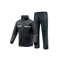 KIT GIACCA E PANTALONE TG XXXL ANTIPIOGGIA NERO SE