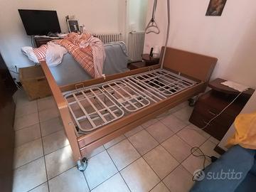 Letto elettrico ortopedico con sponde