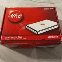 Modem router adsl Alice 2 plus