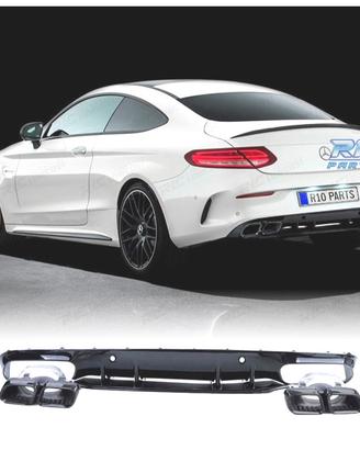 DIFFUSORE MERCEDES CLASSE C C205 COUPÉ 15-18 LOOK 