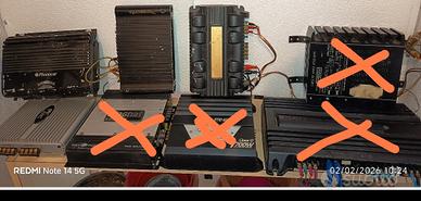 amplificatore vari modelli marchi 