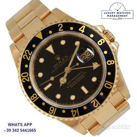 ROLEX GMT Master II 16718 Black dial Full Set 1992