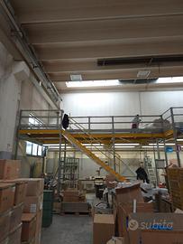 Soppalco industriale usato metalsistem - 60 mq