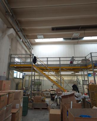 Soppalco industriale usato metalsistem - 60 mq