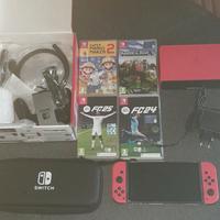 nintendo switch oled completa 