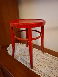 Sgabello vintage in stile Thonet  