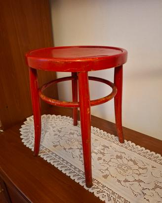 Sgabello vintage in stile Thonet  