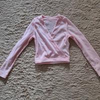 Scaldacuore rosa per bambina danza classica 7-8