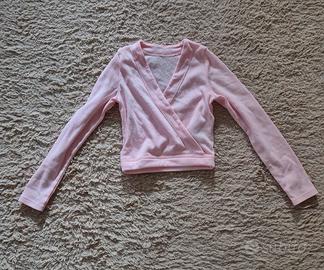 Scaldacuore rosa per bambina danza classica 7-8