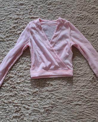 Scaldacuore rosa per bambina danza classica 7-8