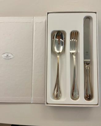 Set 3 posate bimbo/a in argento-  nascita