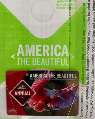 America the beautiful pass